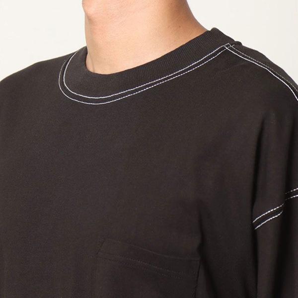 STYLEBLOCK Tシャツ カットソー ロンT 無地 ステッチ 長袖 STYLEBLOCK Tシャツ カットソー ロンT 無地 ステッチ 長袖