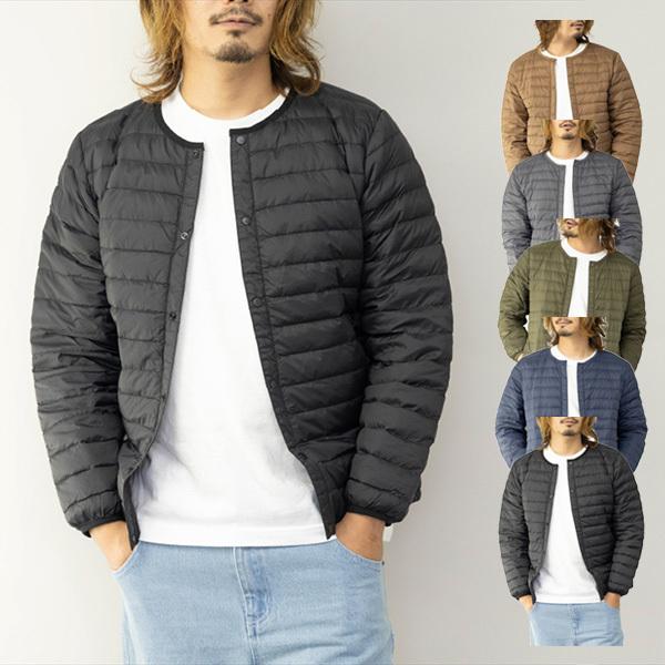 ダウンジャケット インナーダウン ブルゾン キルティング 長袖 無地 ライトダウン アウトドア ユニセックス アウター ジャケット メンズ セール 2818s Sb Sa メンズファッション Styleblockmen 通販 Yahoo ショッピング