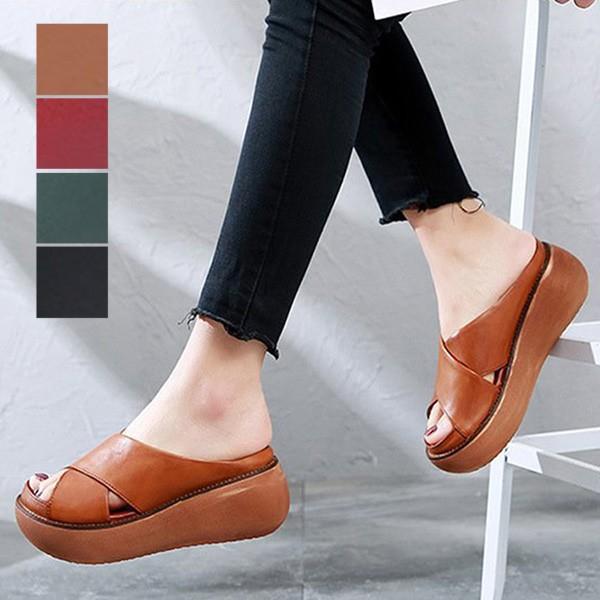 サンダル 厚底 夏 履きやすい 歩きやすい 黒 ウェッジ クロスサンダル 無地 シューズ 靴 レディース Sb Sandal099 Styleblock スタイルブロック 通販 Yahoo ショッピング