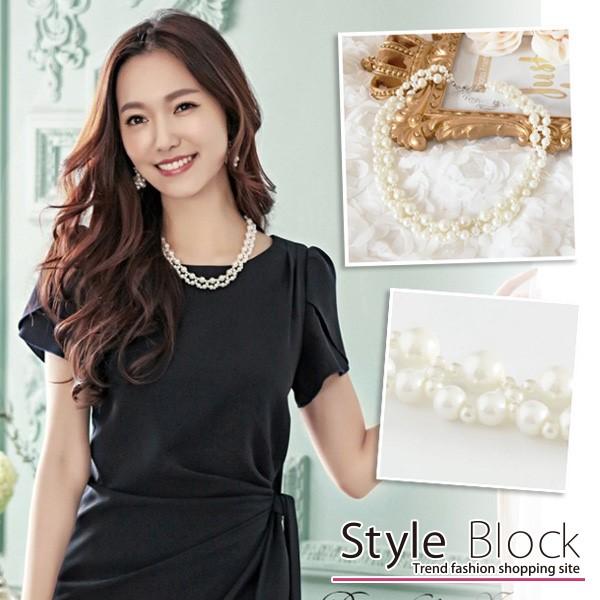 ネックレス パールネックレス フェイクパール ビジュー パーティー アクセサリー レディース Sb Sfnl003 メンズファッション Styleblockmen 通販 Yahoo ショッピング