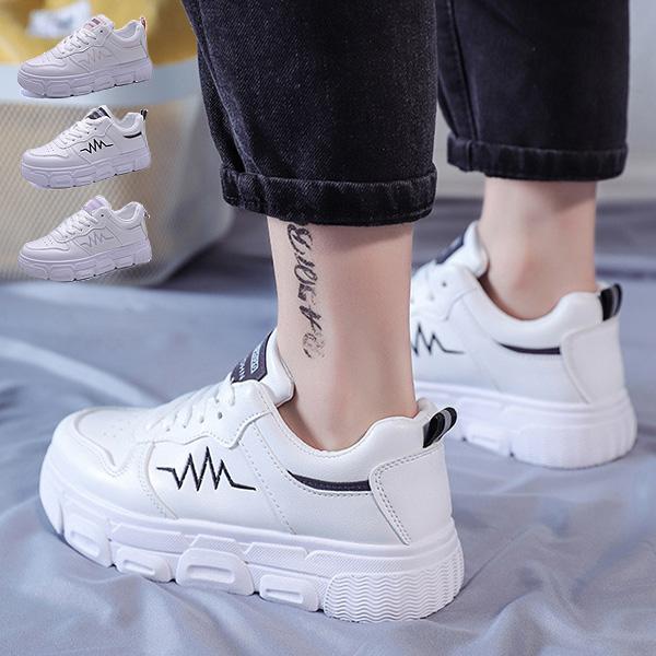 スニーカー 厚底 ダッドスニーカー 白 蛍光 ローカット レースアップ シューズ 靴 レディース Sb Sneaker087 パーティードレス Style Block 通販 Yahoo ショッピング