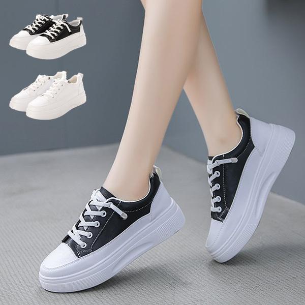 スニーカー 厚底スニーカー ダッドスニーカー 黒 白 夏 ローカット レースアップ シューズ 靴 レディース Sb Sneaker135 メンズファッション Styleblockmen 通販 Yahoo ショッピング