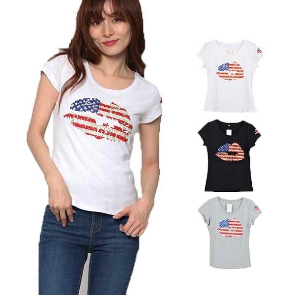 カットソー Tシャツ 春夏 半袖 クルーネック スリム 星条旗 ストーン アメカジ ストリート トップス レディース Sb V Ali 854 メンズファッション Styleblockmen 通販 Yahoo ショッピング