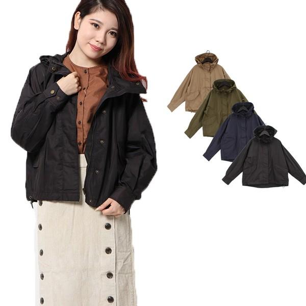 ジャケット ミリタリージャケット フーディー フード付き タフタ ショート丈 長袖 無地 アウター レディース Sb X メンズファッション Styleblockmen 通販 Yahoo ショッピング