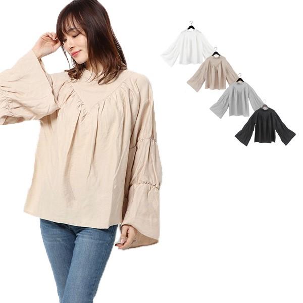 シャツ ブラウス バックリボン ギャザー 無地 長袖 トップス レディース Sb X279 メンズファッション Styleblockmen 通販 Yahoo ショッピング