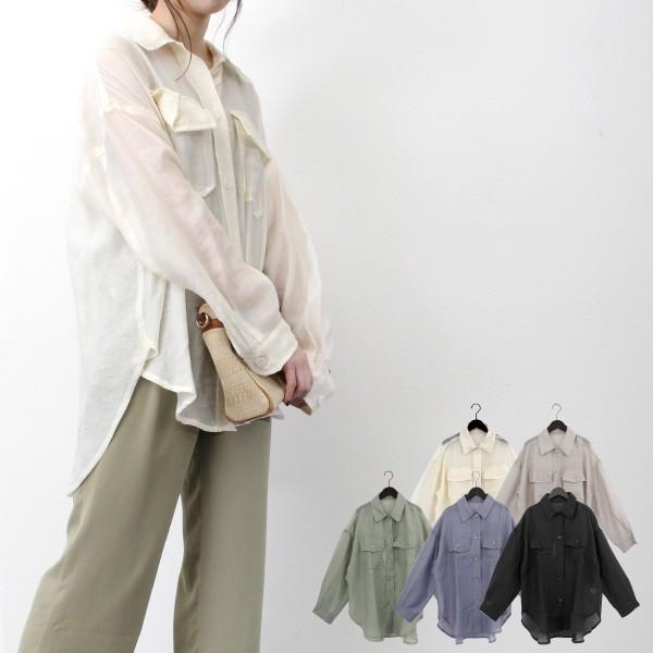 ブラウス シャツ Cpoシャツ レディース 長袖 白 コーデ おしゃれ オフィス シアー 無地 トップス Sb X メンズファッション Styleblockmen 通販 Yahoo ショッピング
