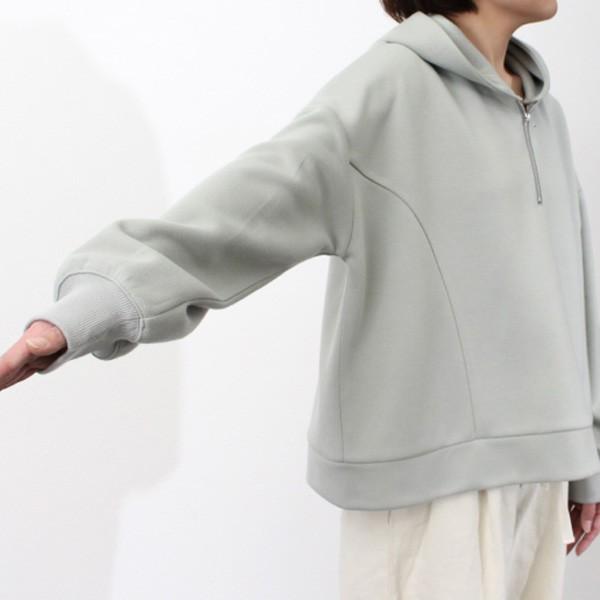 パーカー レディース 春 ハーフジップ プルオーバー 薄手 無地 長袖 ダンボール素材 カットソー トップス Sb X パーティードレス Style Block 通販 Yahoo ショッピング