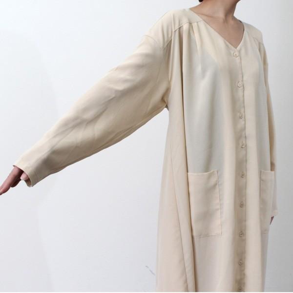 無地 ワンピース 春夏 ワンピース 春 きれいめ スタンダート ロング 長袖 マキシ丈 エプロン ガウン バックリボン スマートカジュアル 40代 レディース Sb X パーティードレス Style Block 通販 Yahoo ショッピング