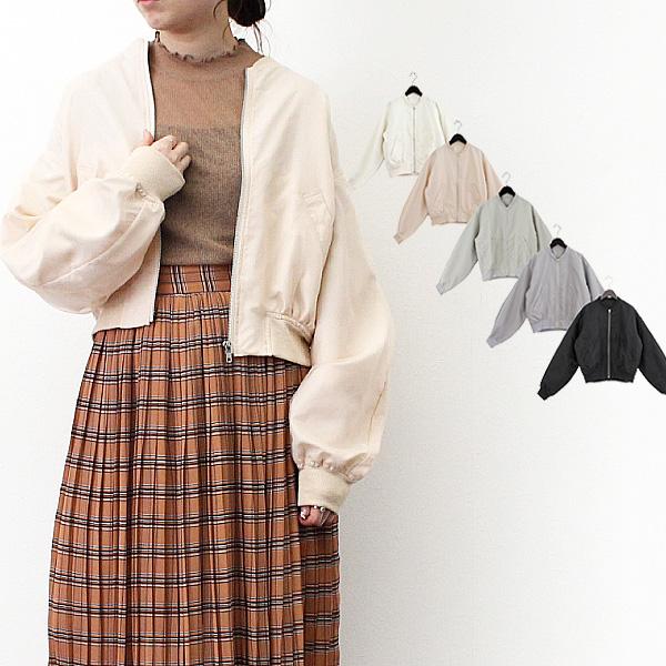 ブルゾン ジャンパー レディース Ma1 ショート丈 オーガンジー シアー 春 薄手 無地 アウター Sb X Styleblock スタイルブロック 通販 Yahoo ショッピング