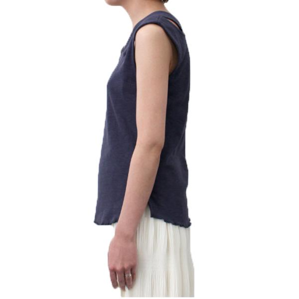 タンクトップ ノースリーブ カットソー 無地 アシンメトリー 肩スリット インナー おしゃれ リブ 白 トップス レディース Sb X パーティードレス Style Block 通販 Yahoo ショッピング