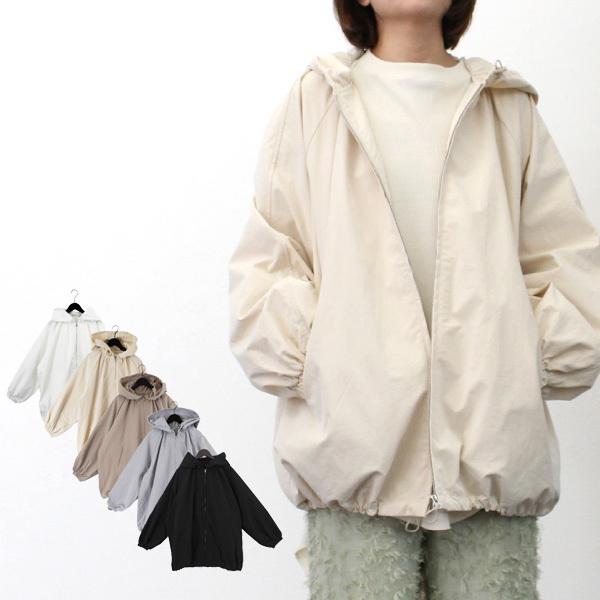 ブルゾン ジャンパー 長袖 春 フード付き フーディ ギャザー 無地 アウター レディース Sb X パーティードレス Style Block 通販 Yahoo ショッピング