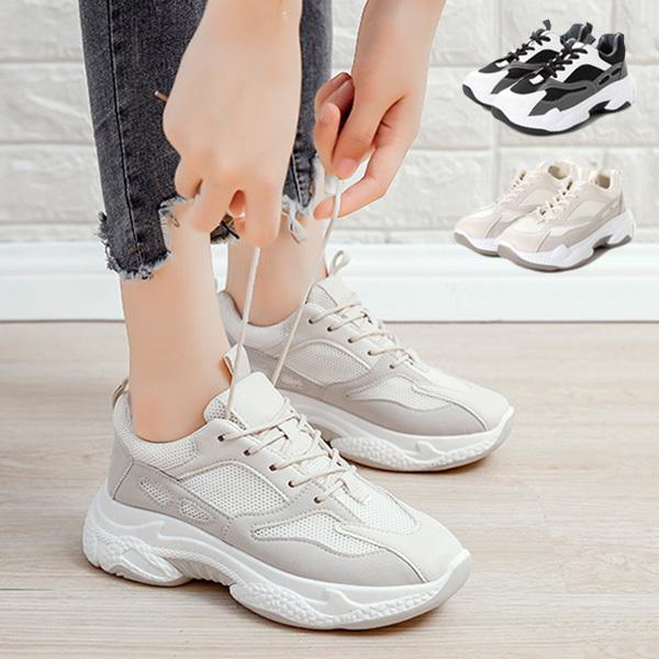 ダッドスニーカー スニーカー 厚底 ローカット 黒 白 おしゃれ 韓国 レースアップ スポーツ シューズ 靴 レディース セール 2818s Sb Sneaker115 パーティードレス Style Block 通販 Yahoo ショッピング