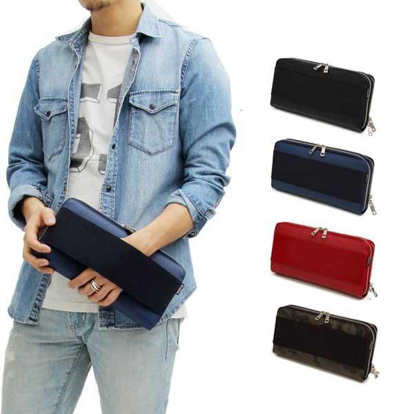 財布 長財布 ウォレット オーガナイザー ラウンドジップ サブバッグ ハンドバッグ パスポート入れ 小物入れ メンズ セール 2818s Sb 543 メンズファッション Styleblockmen 通販 Yahoo ショッピング