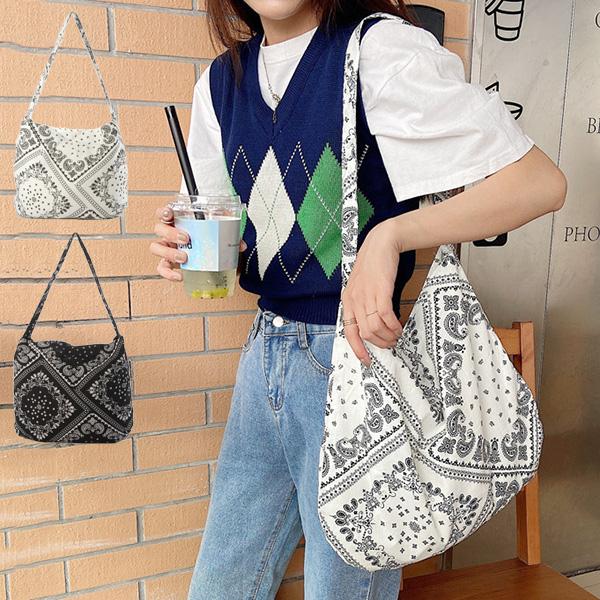 STYLEBLOCK ショルダーバッグ バッグ 肩掛け バンダナ柄