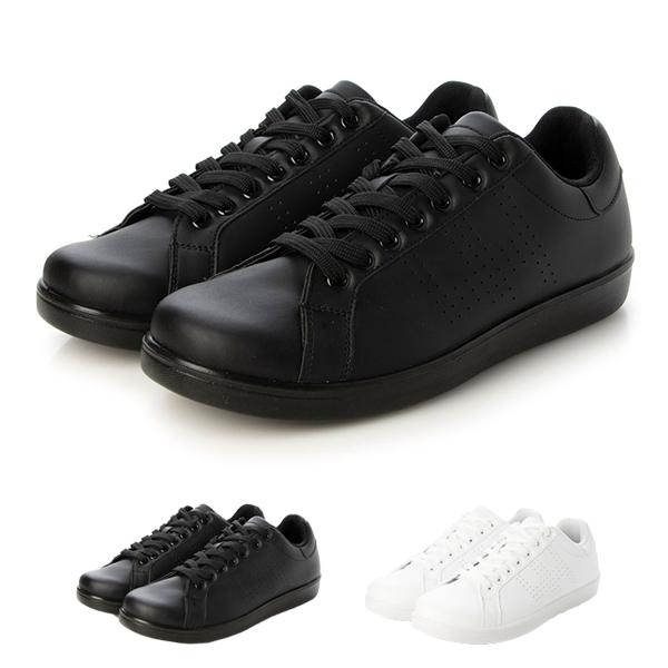 STYLEBLOCK スニーカー レースアップ ローカット 合皮 PUレザー STYLEBLOCK スニーカー レースアップ ローカット 合皮 PUレザー