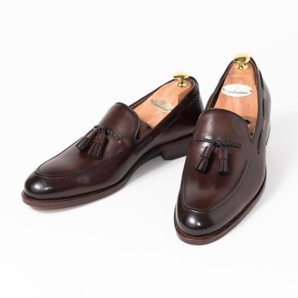 Cordwainer ブラウン タッセルローファー Cordwainer コードウェイナー ローファー シューズ ビジネス