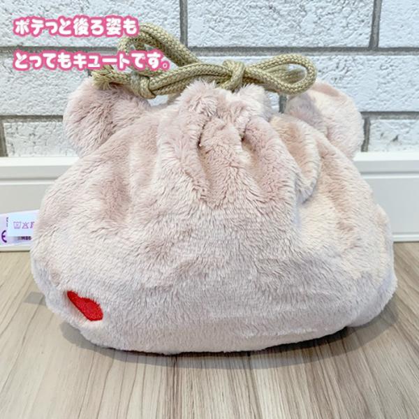 nici（ニキ） ラブベア 巾着 フィギュア フェイス ポーチ ポーチ 正規