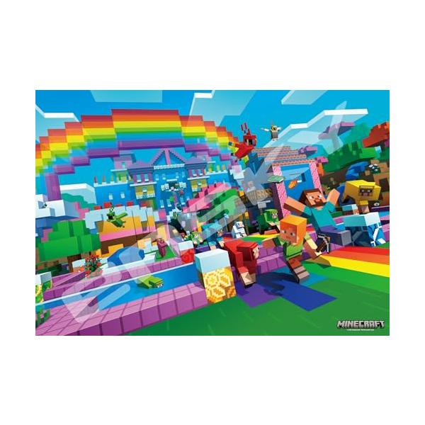 エンスカイ(ENSKY) MINECRAFT マインクラフト 色彩の世界 51×73.5cm ジグソーパズル 1000ピース JIGSAW PU