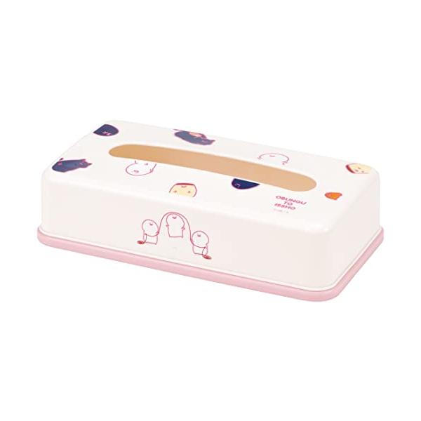 スケーター(Skater) ティッシュペーパーストッカー ソフトパック用 お文具といっしょ TSST0-A