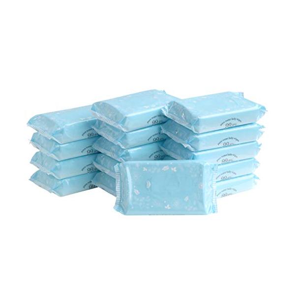 他サイト： レック(LEC) 純水99.9% 水分たっぷり おしりふき 厚手 60枚入×15個 日本製の商品画像