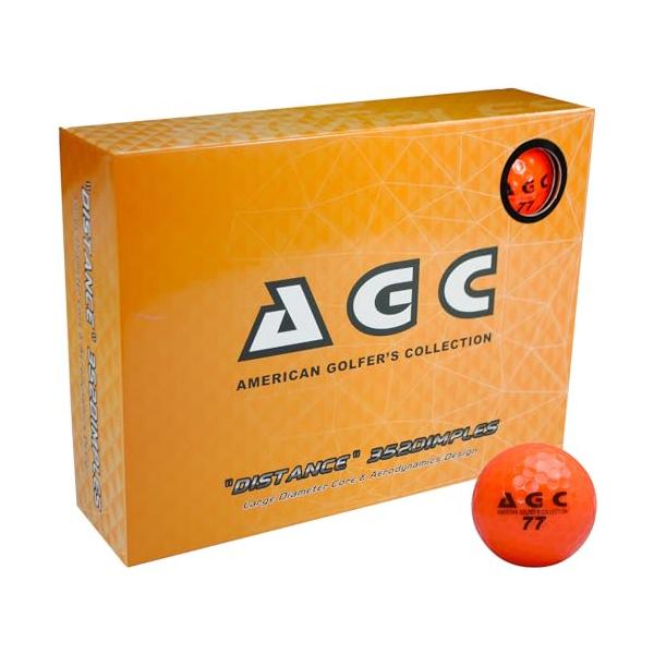 他サイト： レザックス(LEZAX) AGC ゴルフボール 1ダース(12個入り) オレンジ AGBA-3790の商品画像