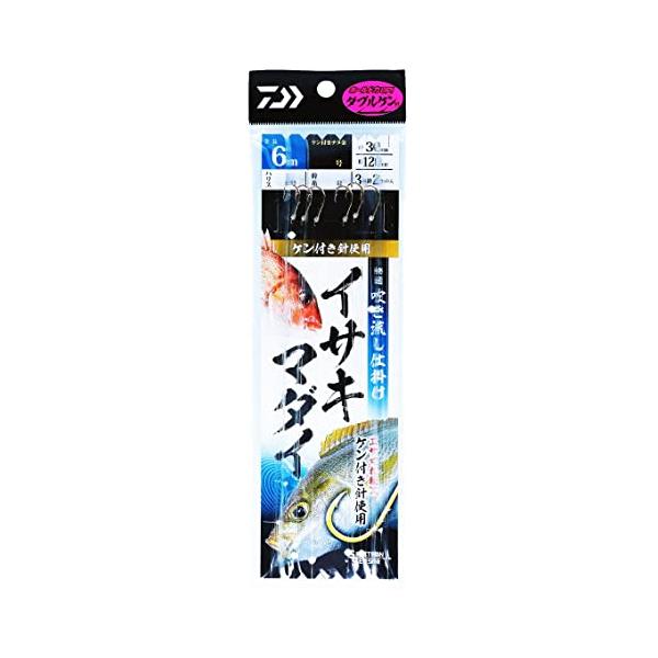 ダイワ(DAIWA) 快適吹き流し仕掛け イサキ・マダイ 3本針1セット 4-4
