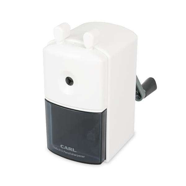 他サイト： 【LDK A評価 手動鉛筆削りランキング】カール事務器(CARL) 手動鉛筆削器 折れ芯詰まり除去機能付き ホワイト 日本メーカー CMS-31の商品画像