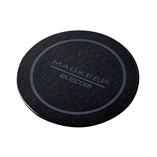 他サイト： エレコム マグネットステッカー Magkeep 【 iPhone12 / 12 Pro シリーズ対応 】 1枚入り ブラック AMS-DSSTBの商品画像