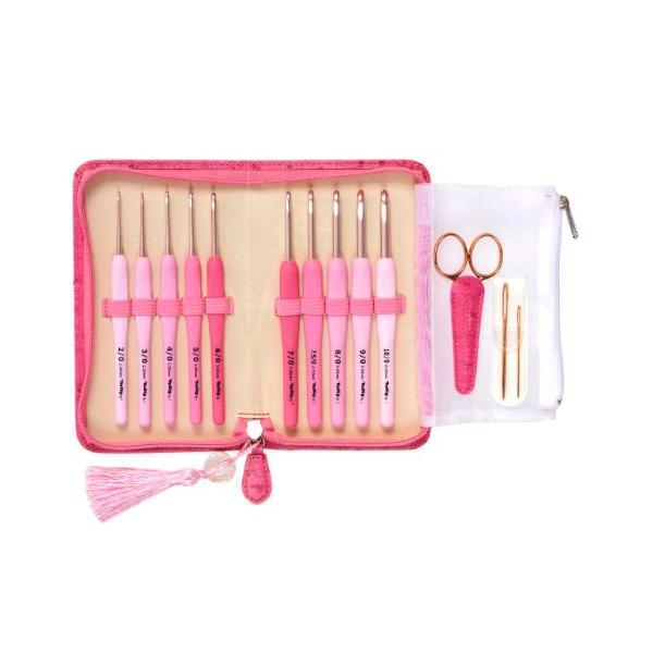 他サイト： チューリップ ETIMO Roseエティモロゼ グリップ付きかぎ針セット TER-001の商品画像