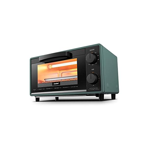 COMFEE' オーブントースター 8L トースター 2枚焼き タイマー設定 80-230℃まで 温度調節 1000W 上下高火力 コンパクト設