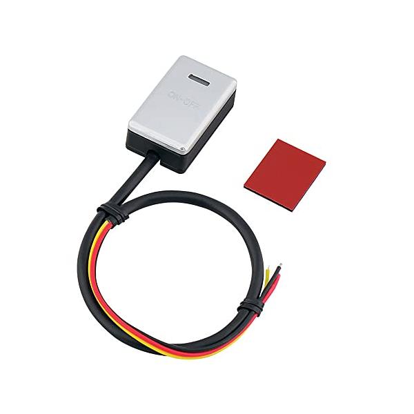他サイト： エーモン(amon) 貼り付けクリックスイッチ マウス感覚の押し心地 ON-OFF DC12V・1A LED照光タイプ 発光色:ホワイト 322の商品画像