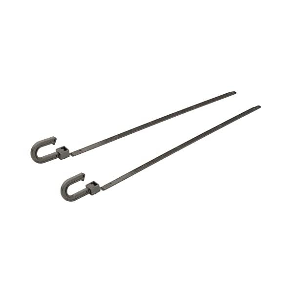 タカショー 日よけ 金具 シェード取付 回転バンド 2本組 ブロンズ シェード 留め具 回転フック 簡単固定 耐荷重1.5kg ナイロン樹脂 C