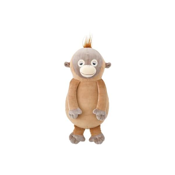 他サイト： りぶはあと 背中ツボ押しクッション リラワーク オランウータンのウータン (全長約31cm) 27006-35の商品画像