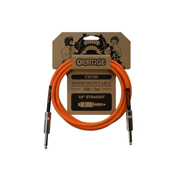 他サイト： ORANGE CRUSH Instrument Cable 10ft 3m 1/4 Straight CA034 ギターケーブルの商品画像
