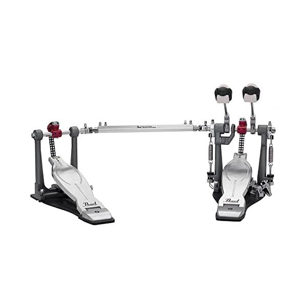 Pearlパール・ドラムツインペダル Eliminator SOLO “RED偏芯カム・コントロールコアクォードビーター採用 P-1032R