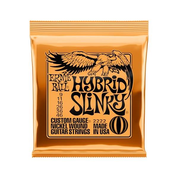 正規品】 ERNIE BALL 2222 エレキギター弦 (09-46) HYBRID SLINKY