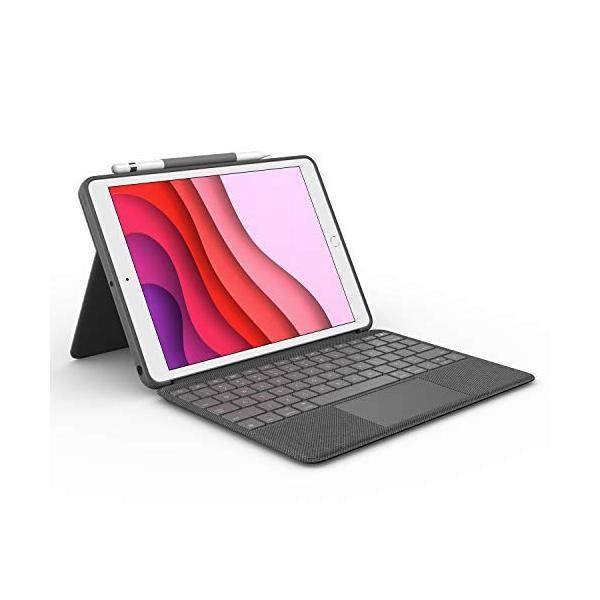 他サイト： ロジクール iPad 10.2 インチ 第9世代 第8世代 第7世代 対応 トラックパッド付き キーボードケース Smart Connectorの商品画像