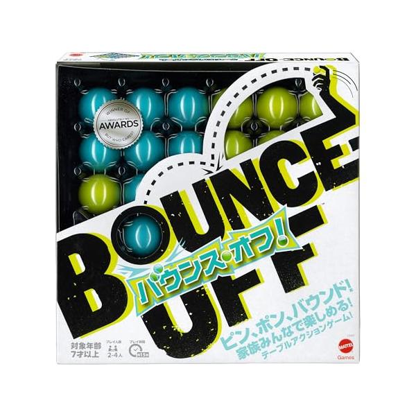 マテルゲーム(Mattel Game) バウンス・オフ 日本正規品 ボードゲーム パーティーゲーム 2~4人用 7歳から CBJ83