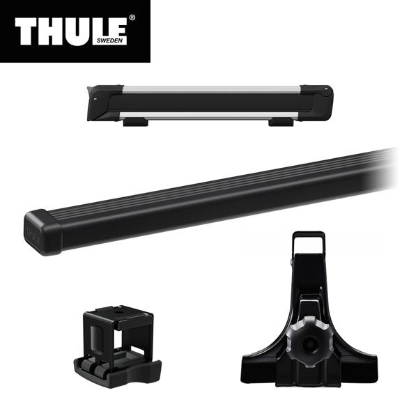 THULE SnowPack M 2本セットとスクエアバーアダプター