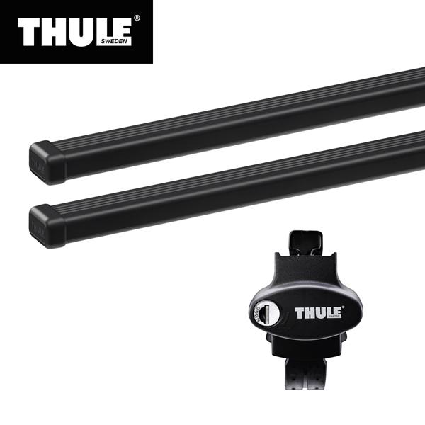 最新アイテム Thule スーリー フォレスター ルーフレール付き H24 11 H30 専用ベースキャリアセット 6 フット7104 スクエアバー7122 カーキャリア ルーフラック Sj5