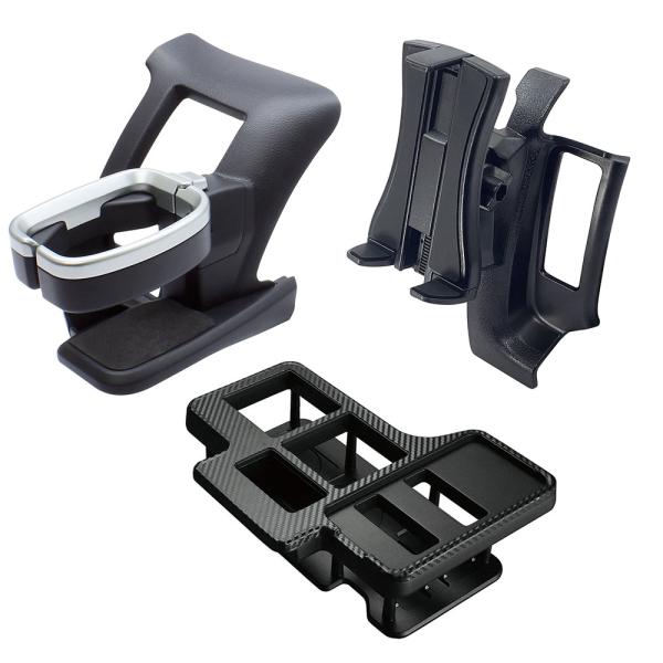 [3点セット] YAC（ヤック） 200系 ハイエース専用 ドリンクホルダー 運転席用 SY-HA1+スマホホルダー SY-HA2+カーメイト ドリンクテーブル NZ593 ※DX不可