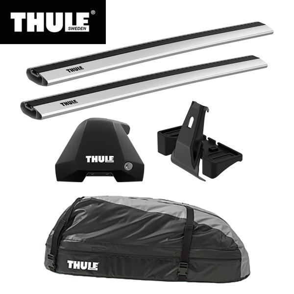 THULE スーリー 2シリーズ グランツアラー（F46） ベースキャリア（フット7205+ウイングバーエッジ 7214×2本+キット5031）+ルーフボックス
