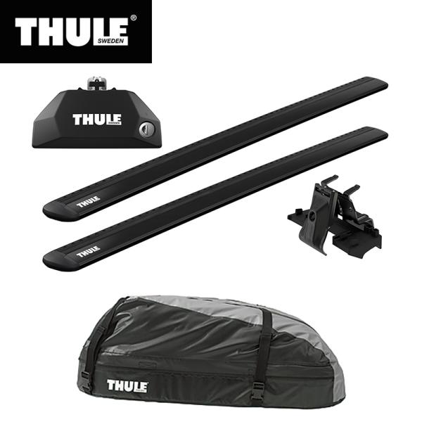 THULE スーリー BMW 5シリーズ ツーリング（F11）専用ベースキャリア（フット7106+ウイングバー EVO7112B+キット6001）+ルーフボック
