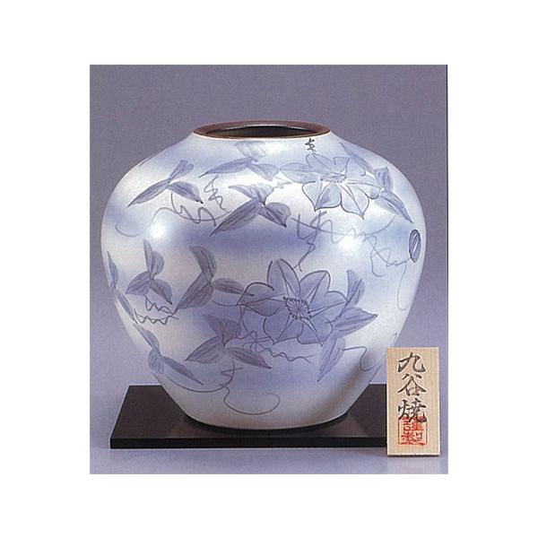 日本の伝統工芸品【九谷焼】　8号花瓶 　【限定品】鉄仙　ys639-08