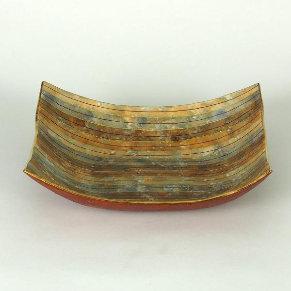 九谷焼 吉田幸央 四方鉢 彩色金彩 : 九谷焼 STYLeNCE スタイレンス