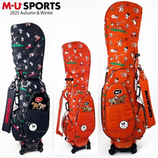M・U SPORTS 2025年 秋冬新作 MU SPORTS MUスポーツ ゴルフバッグ