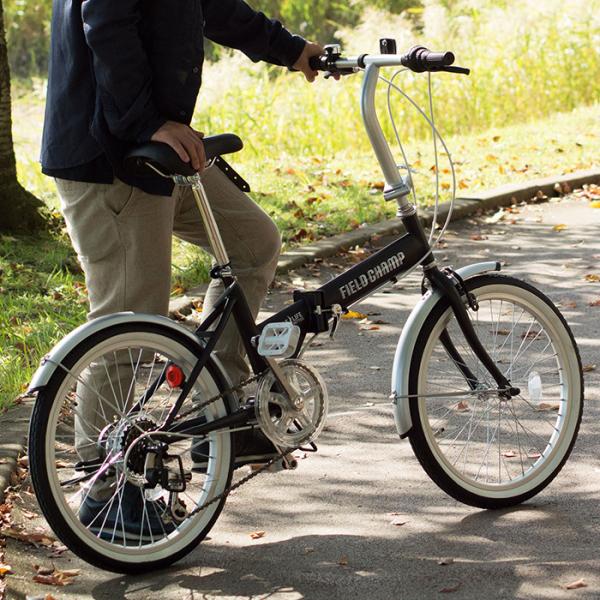 折りたたみ 自転車 20インチ FIELD CHAMP 6段変速 折りたたみ自転車