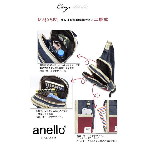 ボディバッグ レディース メンズ Anello アネロ ワンショルダー マザーズバッグ かわいい おしゃれ カジュアル 軽量 フェス 旅行 30coupon Buyee 日本代购平台 产品购物网站大全 Buyee一站式代购 Bot Online