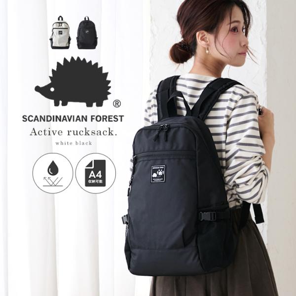 SCANDINAVIAN FOREST スカンジナビアンフォレスト リュック レディース 大容量 リュックサック バックパック 撥水 メンズ A4
