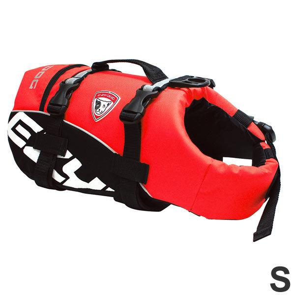 【美品】EZYDOG ライフジャケット Sサイズ 赤 イージードッグ EZYDOG 犬用フローティングジャケット DFDスタンダード S レッド